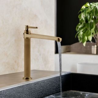 Смеситель для раковины Gessi Venti20 65003.726 брашированная бронза